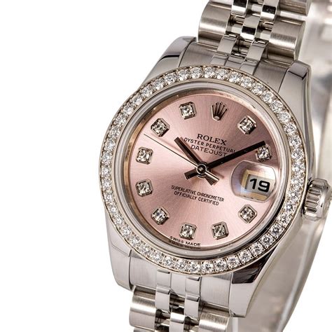 diamond covered rolex|Rolex with diamonds women's.